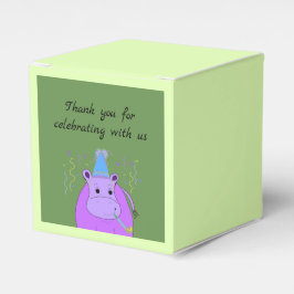 Caja Para Regalos Cumpleaños de Hippo Gracias