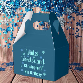Caja Para Regalos Cumpleaños de Invierno Mágico