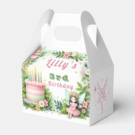 Caja Para Regalos Cumpleaños de la lechería Pastel Verde -