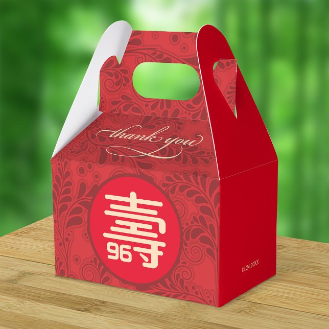 Caja Para Regalos Cumpleaños de la longevidad china (99 y menor) (Subido por el creador)