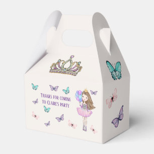 Caja Para Regalos Cumpleaños de la princesa de una niña pequeña