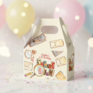 Caja Para Regalos Cumpleaños de la sala de escape