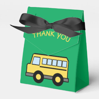 Caja Para Regalos Cumpleaños de los Autobuses Escolares