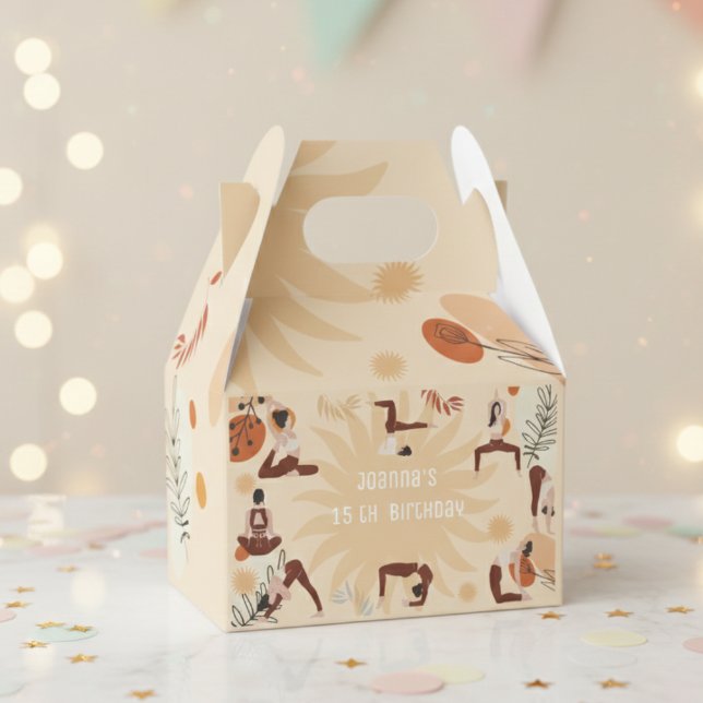 Caja Para Regalos Cumpleaños de los chicas de yoga (Subido por el creador)
