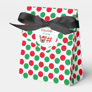 Caja Para Regalos Cumpleaños de los niños pequeños renos