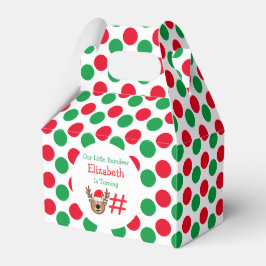 Caja Para Regalos Cumpleaños de los niños pequeños renos