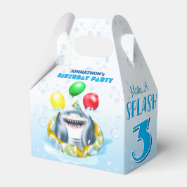 Caja Para Regalos Cumpleaños de los niños tiburones