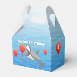 Caja Para Regalos Cumpleaños de los Tiburones
