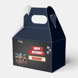 Caja Para Regalos Cumpleaños de Ninja