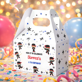 Caja Para Regalos cumpleaños de niños estilo Ninja