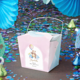 Caja Para Regalos Cumpleaños de oso de peluche con globos beary prim