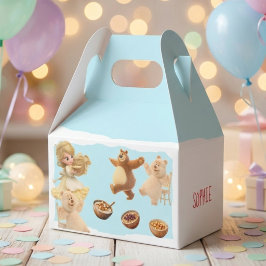 Caja Para Regalos Cumpleaños de Ricitos de Oro