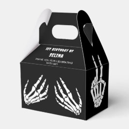 Caja Para Regalos Cumpleaños de Skeleton Halloween