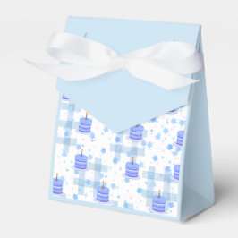 Caja Para Regalos Cumpleaños de tema azul