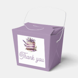 Caja Para Regalos Cumpleaños de Watercolor Brunch Gracias