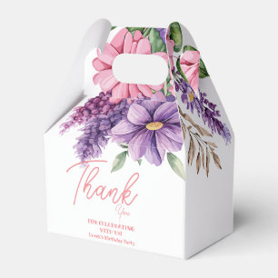 Caja Para Regalos Cumpleaños del amante de las flores