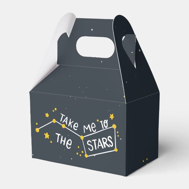 Caja Para Regalos Cumpleaños del astronauta de Space Stars (Front Side)