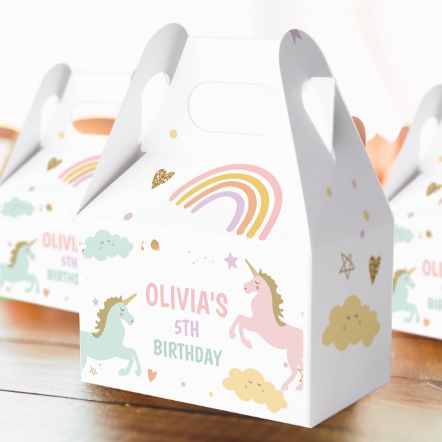 Caja Para Regalos Cumpleaños del Chica de la celebración mágica del  (Subido por el creador)