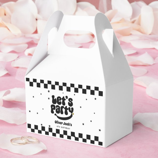 Caja Para Regalos Cumpleaños del Fiesta Happy Dude (Boda)