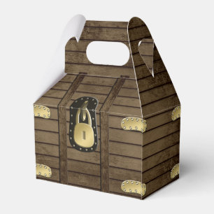 Caja Para Regalos Cumpleaños del pirata del cofre del tesoro