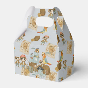 Caja Para Regalos Cumpleaños del Pirata del Tesoro de Hunter