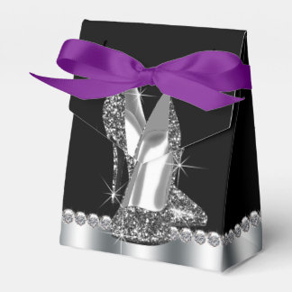 Caja Para Regalos Cumpleaños del purpurina High Heel Shoe