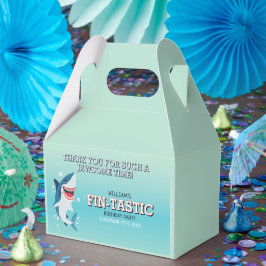 Caja Para Regalos Cumpleaños del Tiburón Jawsome Fintastic