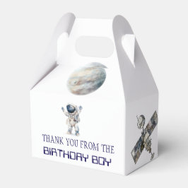 Caja Para Regalos Cumpleaños en el espacio exterior