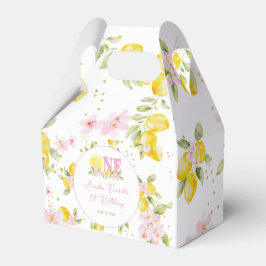 Caja Para Regalos Cumpleaños Floral de Limón 1er Año