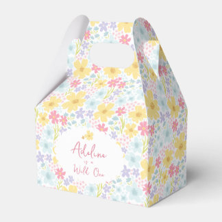 Caja Para Regalos Cumpleaños Floral Pastel de Flores Silvestres 1