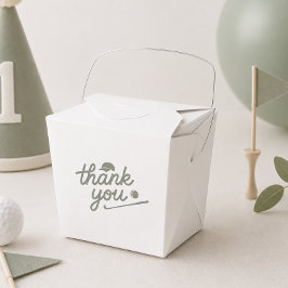 Caja Para Regalos Cumpleaños Golf Verde Sage Agradecimiento 1er