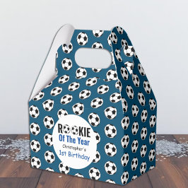 Caja Para Regalos Cumpleaños número 1 de fútbol para novatos