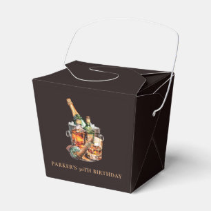 Caja Para Regalos Cumpleaños personalizado de los hombres azucarados