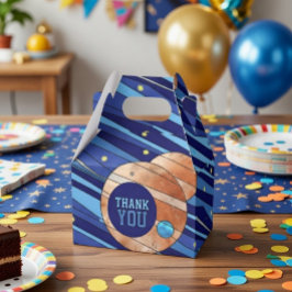 Caja Para Regalos Cumpleaños personalizado en galaxia del espacio ex