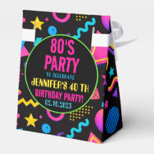 Cumpleaños Retro Neon Personalizado Años 80 - Dive
