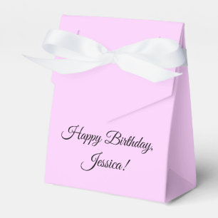 Caja Para Regalos Cumpleaños Rosa