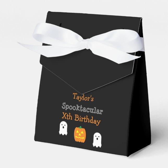Caja Para Regalos Cumpleaños Spooktacular (Front Side)