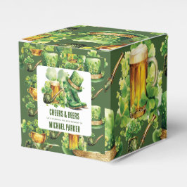 Caja Para Regalos Cumpleaños St Patrick's Day Cheers Beers