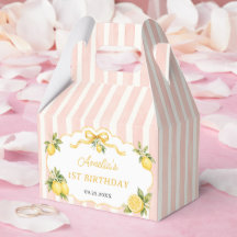 Cumpleaños Temático de Limón Rosa a Cuadros 1