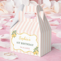 Cumpleaños Temático de Limón Rosa a Cuadros 1