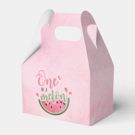 Caja Para Regalos Cumpleaños uno en un melón de sandía