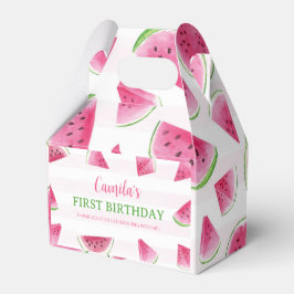 Caja Para Regalos Cumpleaños Uno en un Melón de Sandía
