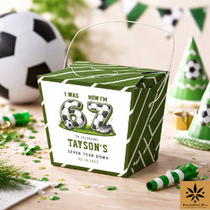 Caja Para Regalos Cumplí 6 años, Ahora Tengo 7 Fútbol Cumpleaños – P