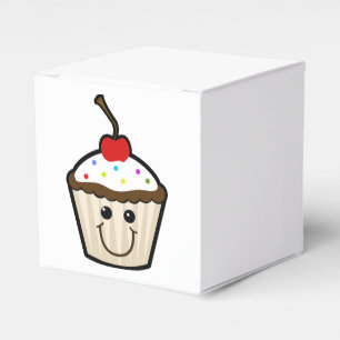 Caja Para Regalos Cupakes Smile Face