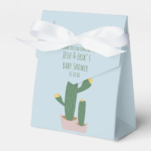 Caja Para Regalos Cupcakes de Cactus Agradecimiento Baby Shower Azu