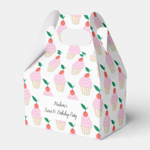 Caja Para Regalos Cupcakes de frosting de fresa illusima Sweet 16