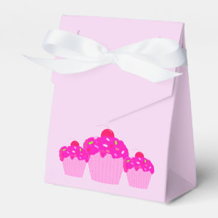 Caja Para Regalos Cupcakes rosados
