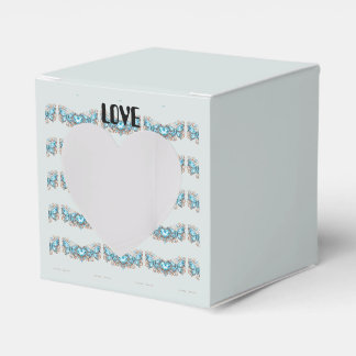 Caja Para Regalos Custom Blue Butterflies Love Valentine Day Gift