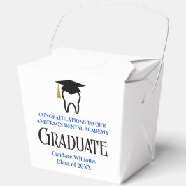 Caja Para Regalos Custom Blue Dental School Graduation Party