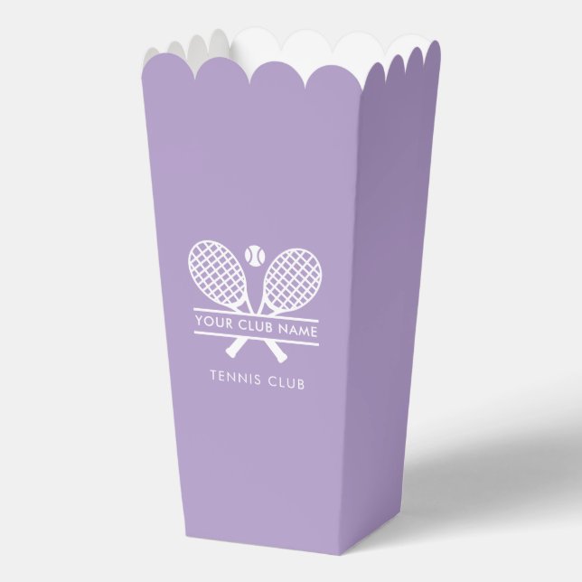 Caja Para Regalos Custom Lawn Tennis Club Name Team Players (Reverso )